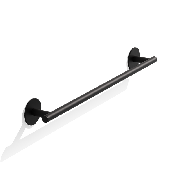 Decor Walther – Handdoekhouder Zelfklevend Zwart Mat