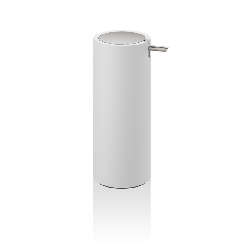 Decor Walther – Zeepdispenser Wit, RVS Mat