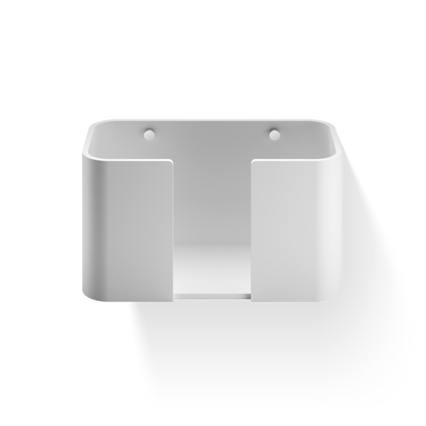 Decor Walther – Papier-/Handdoekhouder Mat Wit, Chroom (Wandmontage)