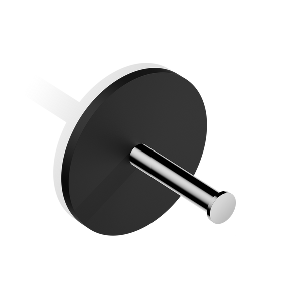 Decor Walther – Toiletrolhouder Zwart mat / Chroom