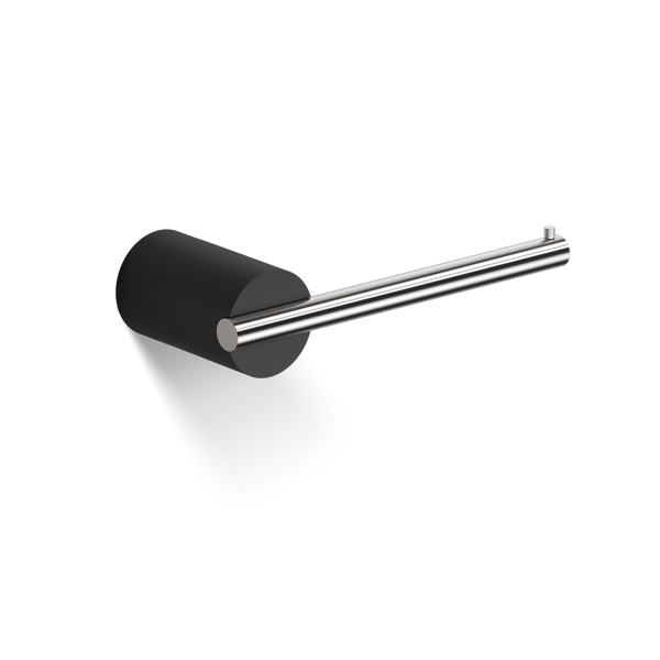 Decor Walther – Toiletrolhouder Zwart, RVS Mat