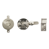 Pure V&B overslag met haak op rond rozet 50 mm, wit brons