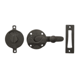 Pure V&B overslag met plaat op rond rozet 50 mm, ver. ijzer