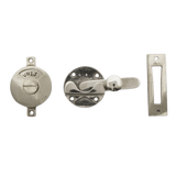 Pure V&B overslag met plaat op rond rozet 50 mm, wit brons