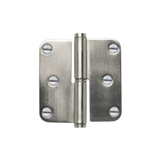 Pure paumelle scharnier PRE33-SX platkop Ls, wit brons