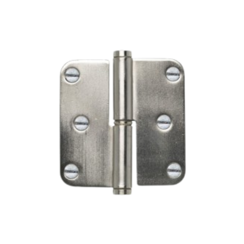 Pure paumelle scharnier PRE33-SX platkop Ls, wit brons