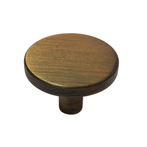 Aktuell meubelknop rond 25mm, brushed bronzo