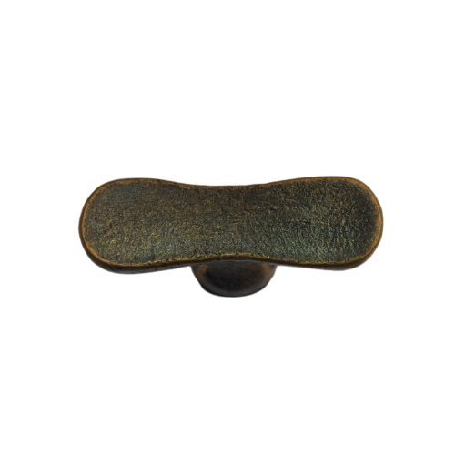 Pure meubelknop T afgerond PBU 45 mm, Dark Bronze
