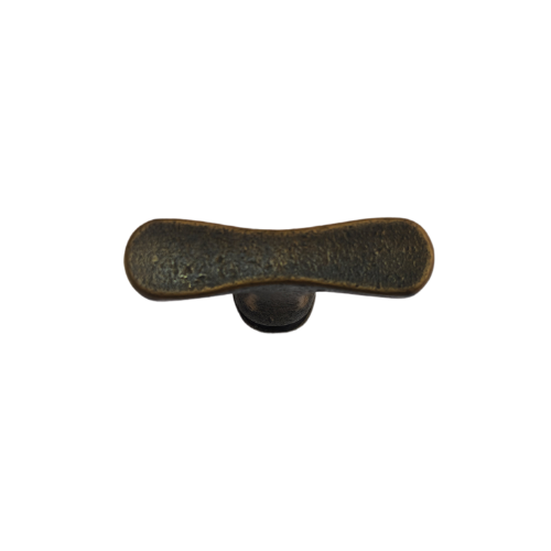 Pure meubelknop T afgerond PBU 37 mm, Dark Bronze