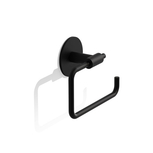 Decor Walther – Toiletrolhouder Mat Zwart (Zelfklevend)