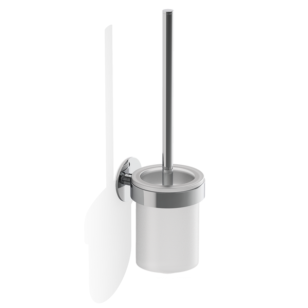 Decor Walther – Toiletborstel-Set Chroom (Zelfklevend)