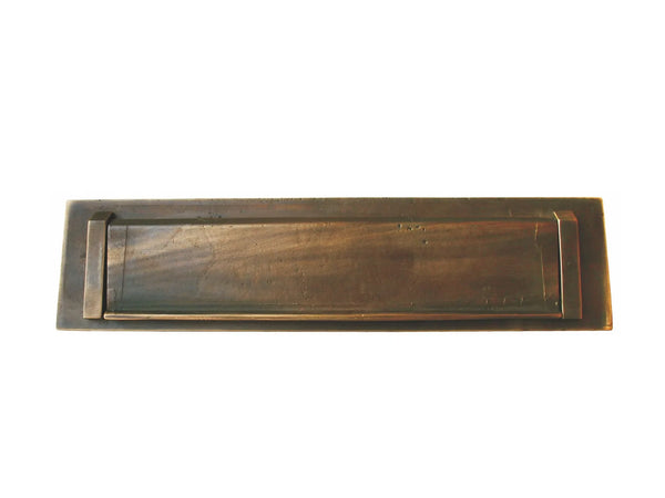 Fama briefplaat BT1526 96 x 392 mm, verdonkerd brons