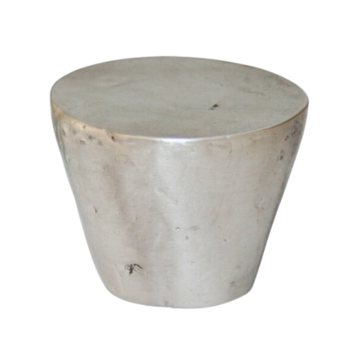 Fama meubelknop PM1650 taps rond, verzilverd wit brons