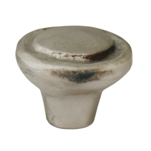 Fama meubelknop PM1649 rond, verzilverd wit brons