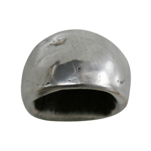 Fama meubelknop PM1634 40x36 mm, verzilverd wit brons