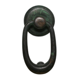 Fama voordeurklopper ovaal BT1529, groen brons