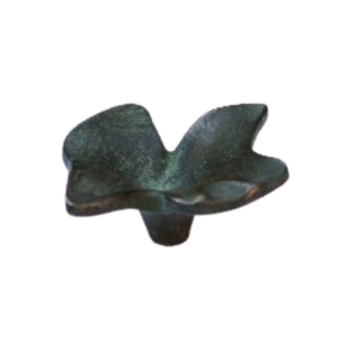 Fama meubelknop PM1598 bloem 60 mm, groen brons