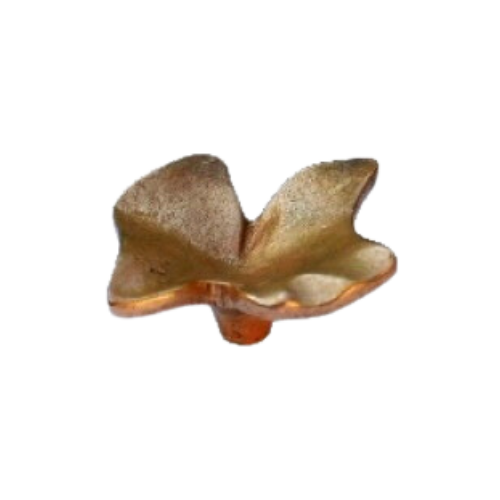 Fama meubelknop PM1598 bloem 60 mm, natuur brons