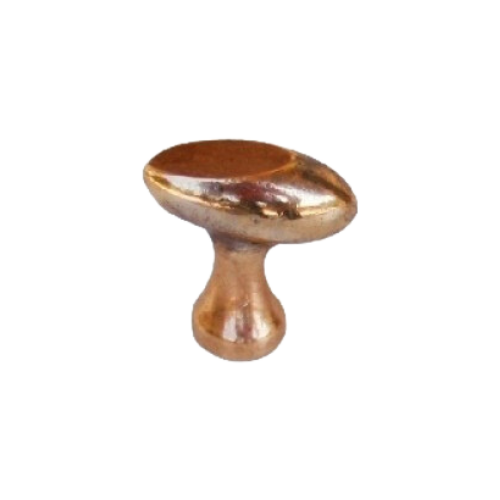 Fama meubelknop PM1582 ovaal 35 mm, natuur brons