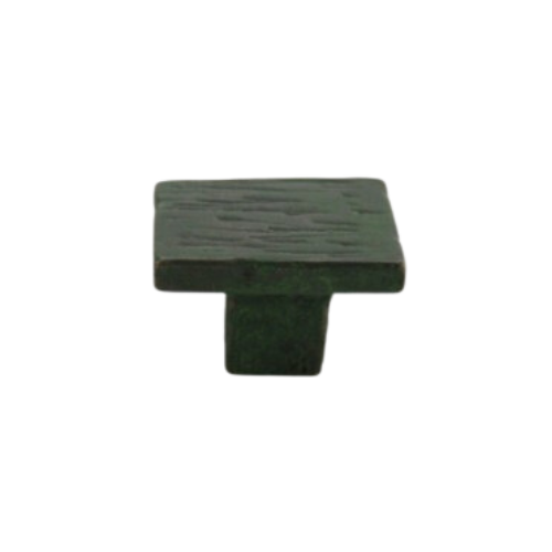 Fama meubelknop PM1619 vierk. 45 x 45 mm, groen brons
