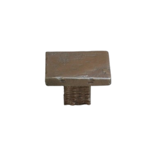 Fama meubelknop PM1619 vierk. 45 x 45 mm, natuur brons