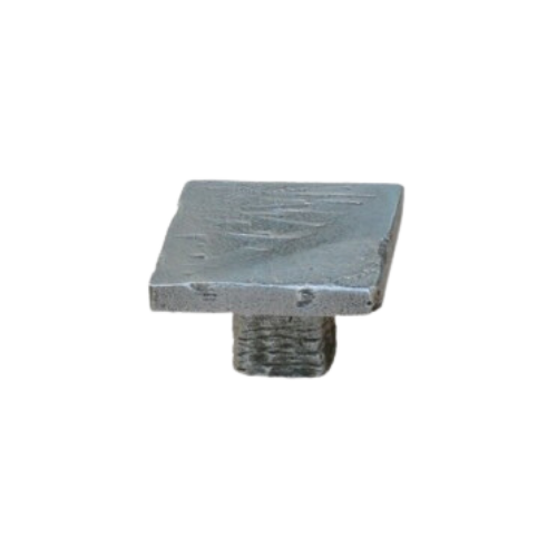Fama meubelknop PM1619 vierk. 45 x 45 mm verzilv. wit brons