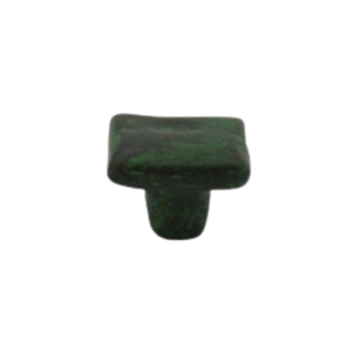 Fama meubelknop PM1618 rechth.30 x 25 mm, groen brons
