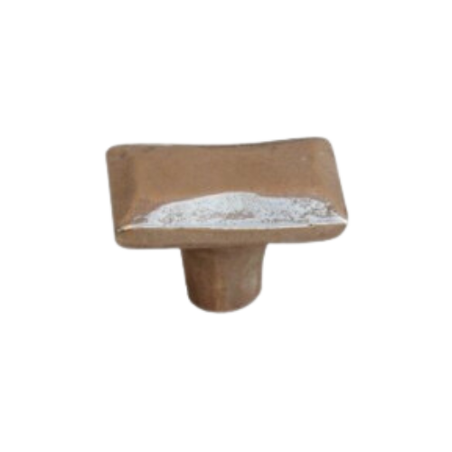 Fama meubelknop PM1617 rechth.40 x 30 mm, natuur brons