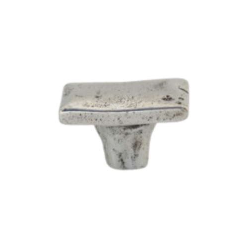 Fama meubelknop PM1617 rechth.40 x 30 mm, verzilv. wit brons