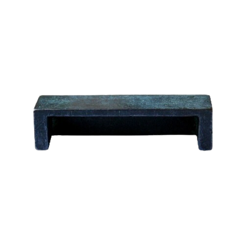 Fama meubel komgreep strak PM1575 96 mm, groen brons