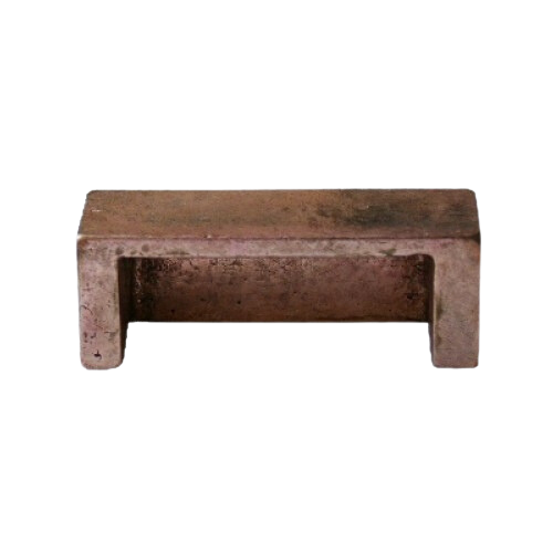 Fama meubel komgreep strak PM1574 64 mm, natuur brons