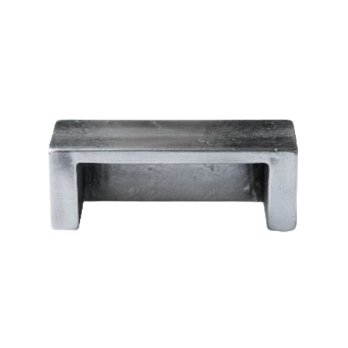 Fama meubel komgreep strak PM1574 64 mm, verzilv. wit brons