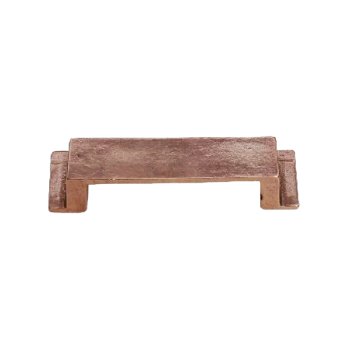 Fama meubel komgreep PM1573 met flens 96 mm, natuur brons