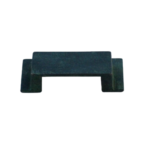 Fama meubel komgreep PM1572 met flens 64 mm, groen brons