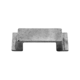 Fama meubel komgreep PM1572 met flens 64 mm, verz. wit brons