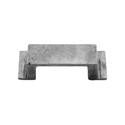 Fama meubel komgreep PM1572 met flens 64 mm, verz. wit brons