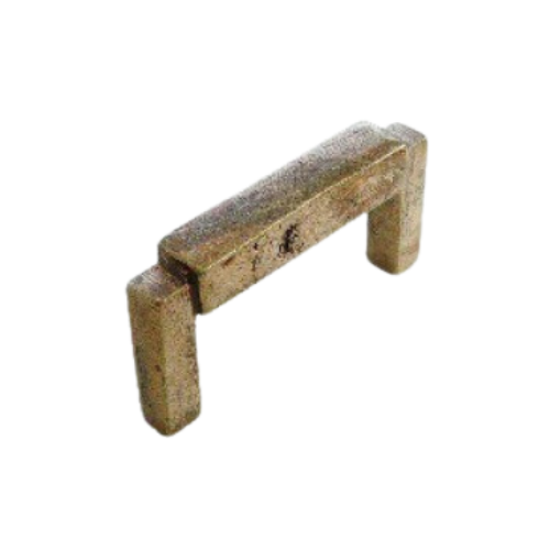 Fama meubelgreep PM1468 recht 64mm h.o.h., natuur brons