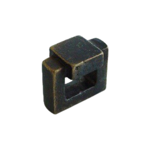 Fama meubelknop PM1471-16 vierkant 16 mm, verdonkerd brons