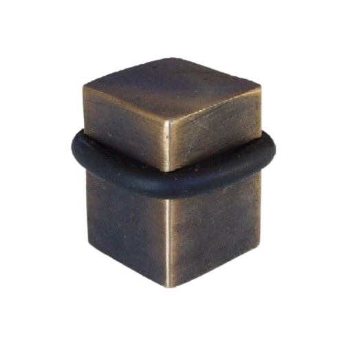 Fama vloer deurstop FP679 vierkant, verdonkerd brons