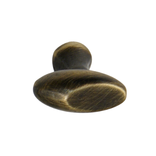 Fama meubelknop PM1581 ovaal 28 mm, verdonkerd brons
