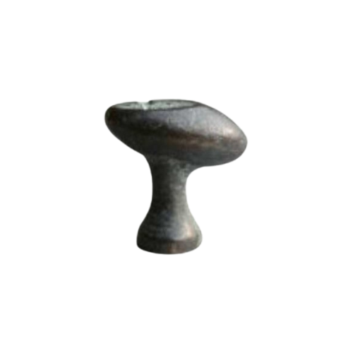 Fama meubelknop PM1581 ovaal 28 mm, groen brons