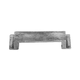 Fama meubel komgreep PM1573 met flens 96 mm, verz. wit brons