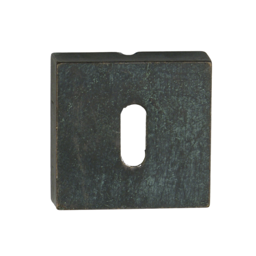 Fama sleutelrozet MG9002 vierkant, groen brons