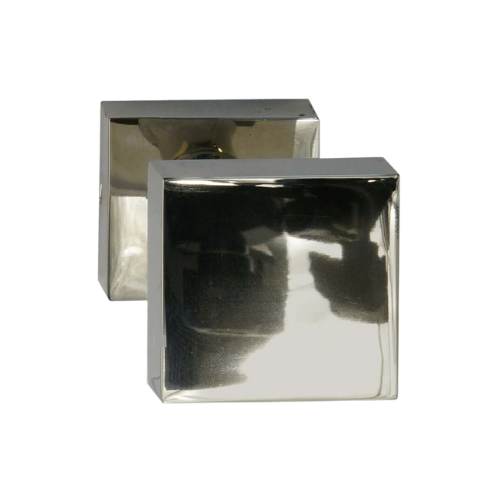 Bauhaus knopkruk excl. rozett. 54 x 54 mm, nikkel glans