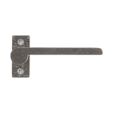 Pure deurklinken Ph1928 op rechth. smal rozet