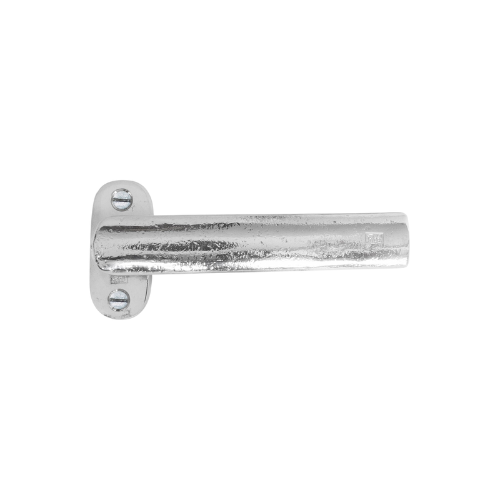pure deurkrukken strak PH1930 op ovaal smal rozet, wit brons