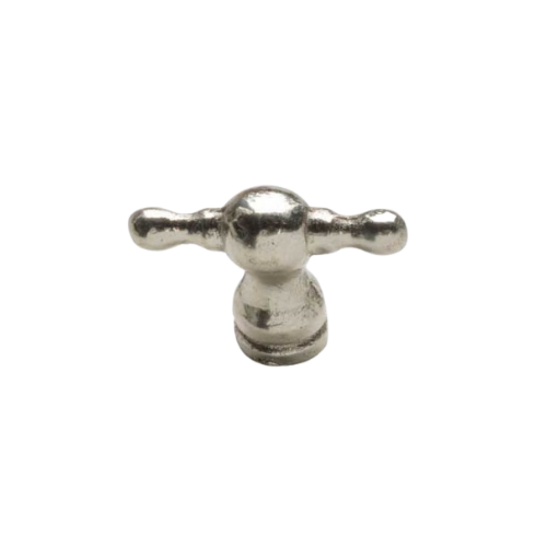 Pure meubelknop kraantje TAP 45 mm, wit brons