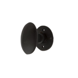 CDF knopkrukken BT1018/R326B op rond rozet, zwart