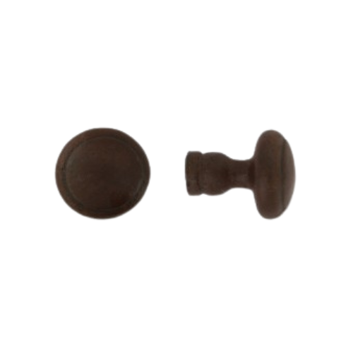 CDF meubelknop ribbel rond BT304bis 30 mm, roest