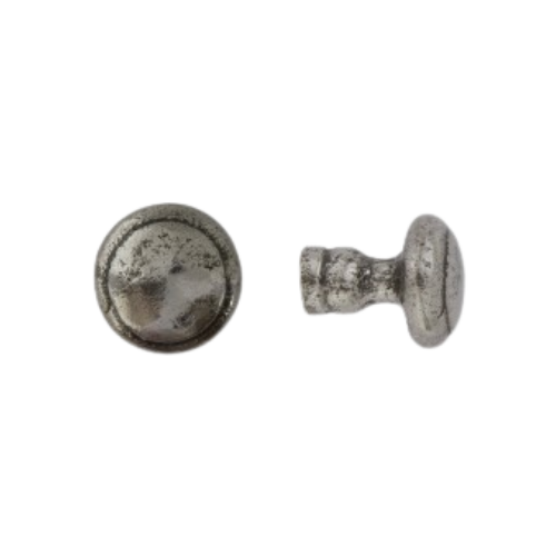 CDF meubelknop ribbel rond BT304bis 30 mm, smeedijzer